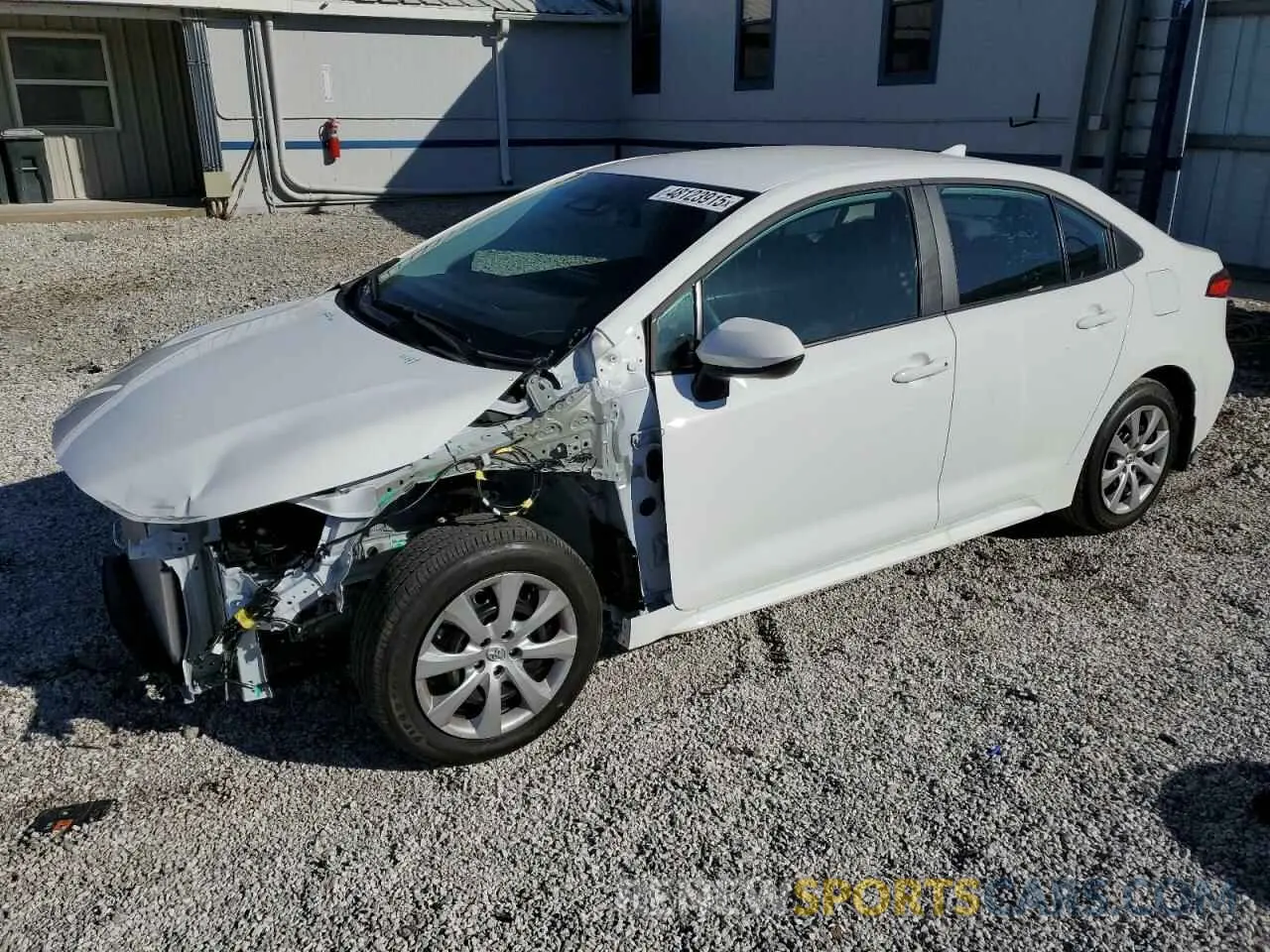 1 Photograph of a damaged car 5YFB4MDE9SP263025 TOYOTA COROLLA 2025
