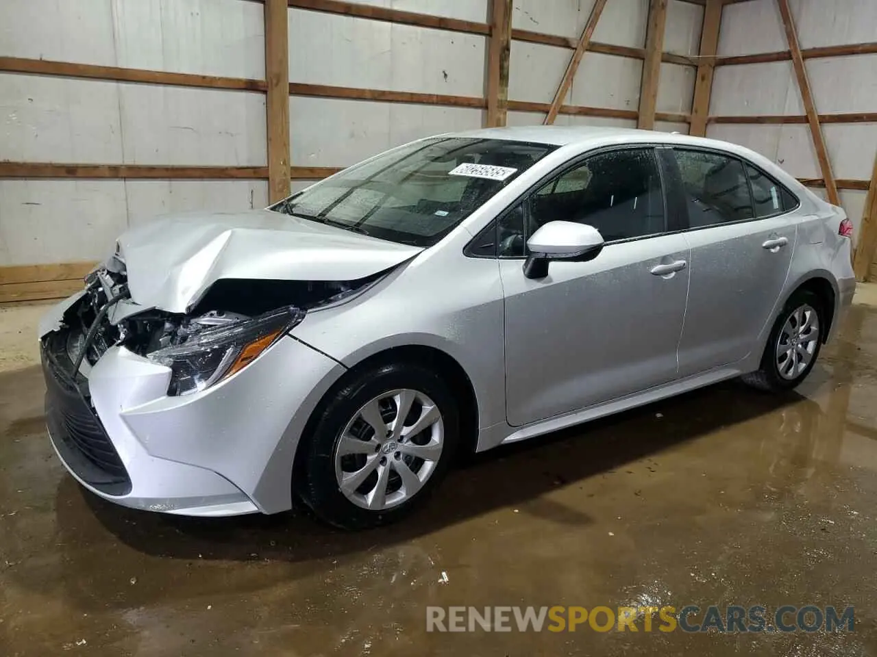 1 Photograph of a damaged car 5YFB4MDE9SP308464 TOYOTA COROLLA 2025
