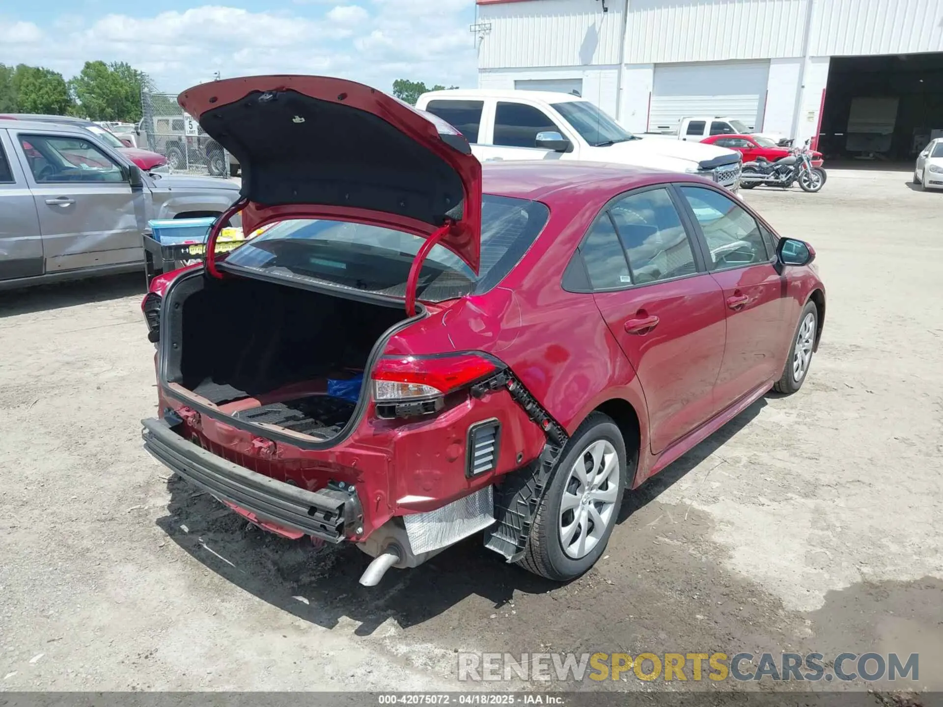4 Photograph of a damaged car 5YFB4MDEXSP232303 TOYOTA COROLLA 2025