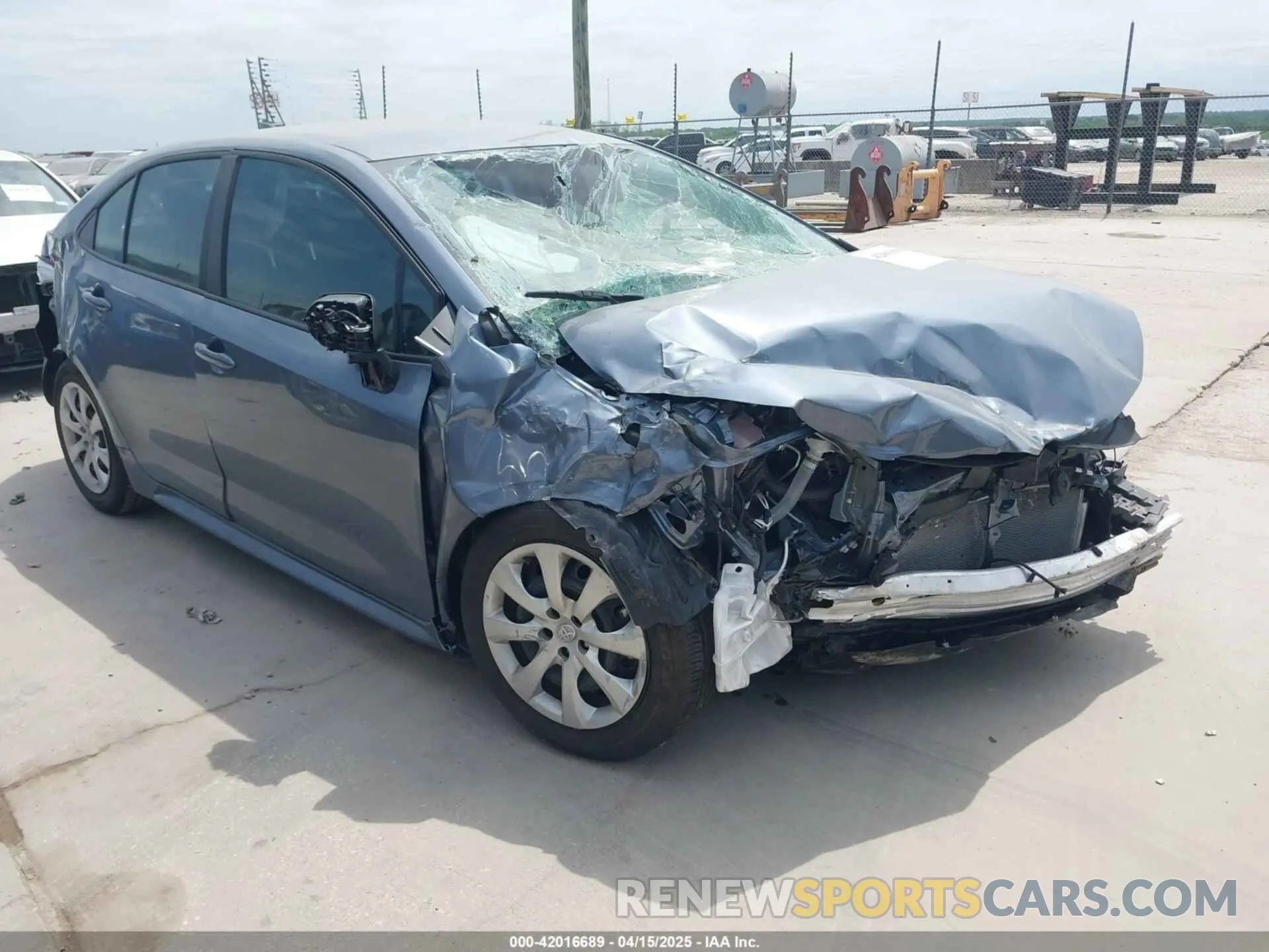 1 Photograph of a damaged car 5YFB4MDEXSP237243 TOYOTA COROLLA 2025