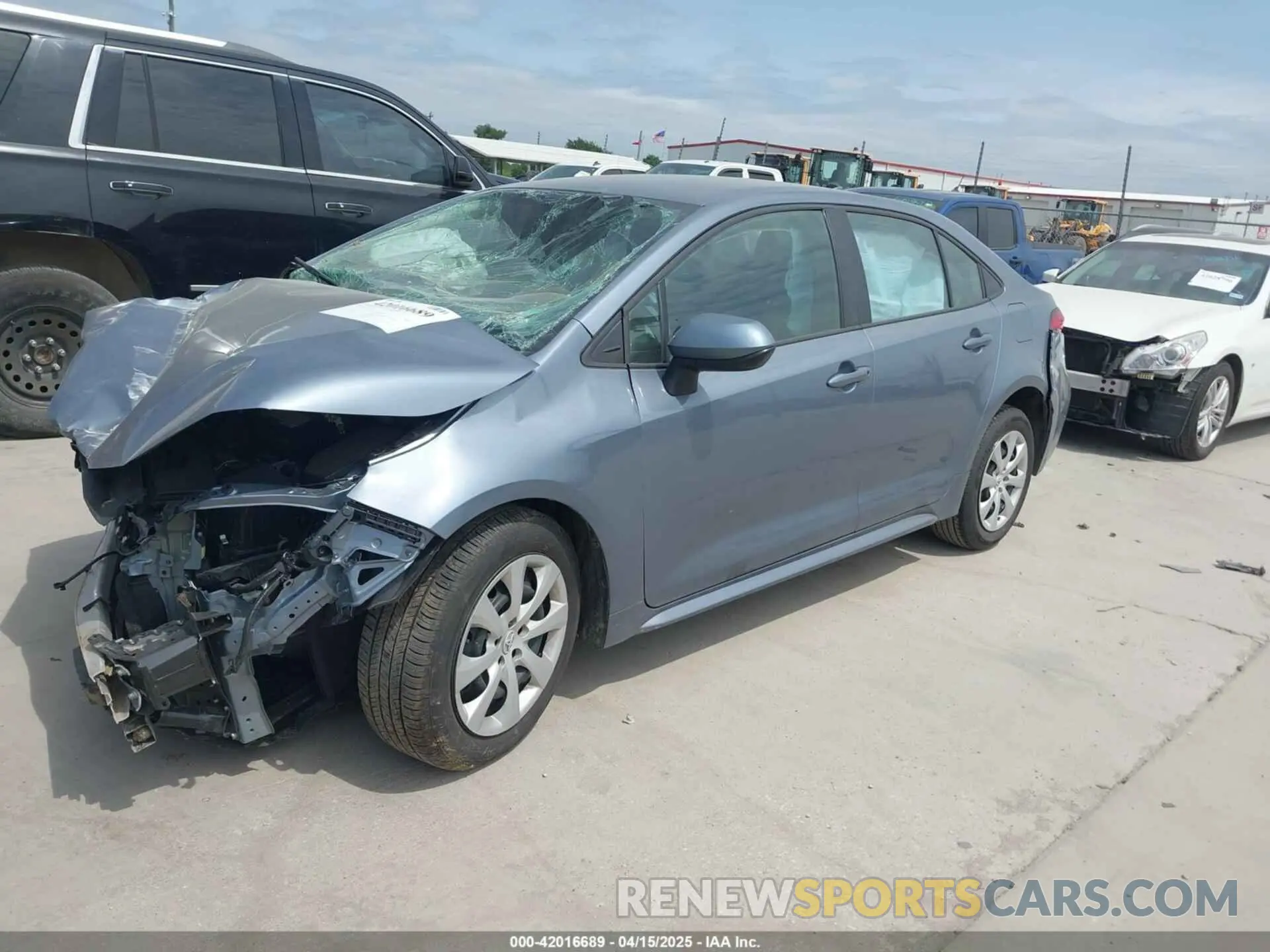2 Photograph of a damaged car 5YFB4MDEXSP237243 TOYOTA COROLLA 2025