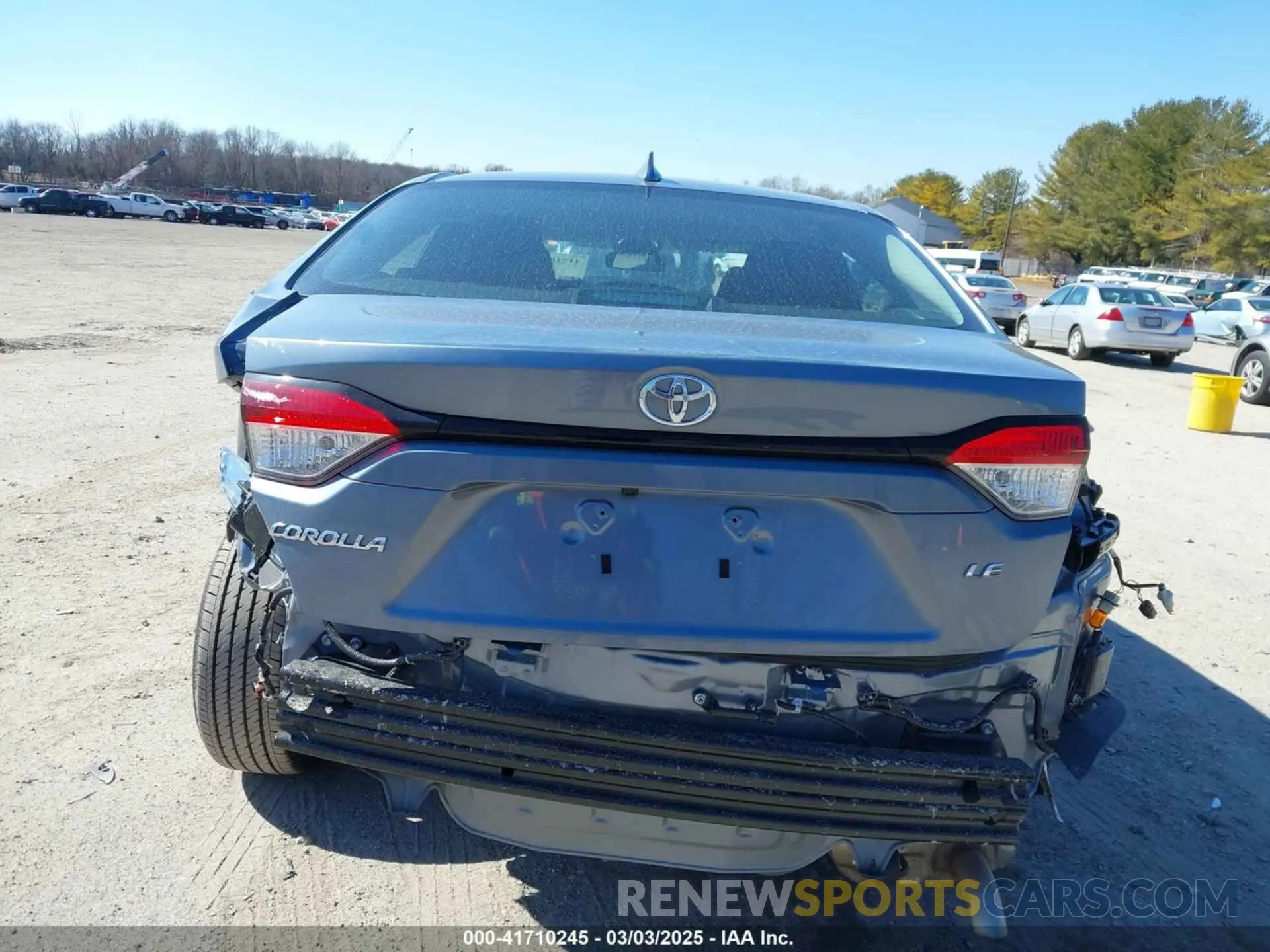 6 Photograph of a damaged car 5YFB4MDEXSP241048 TOYOTA COROLLA 2025