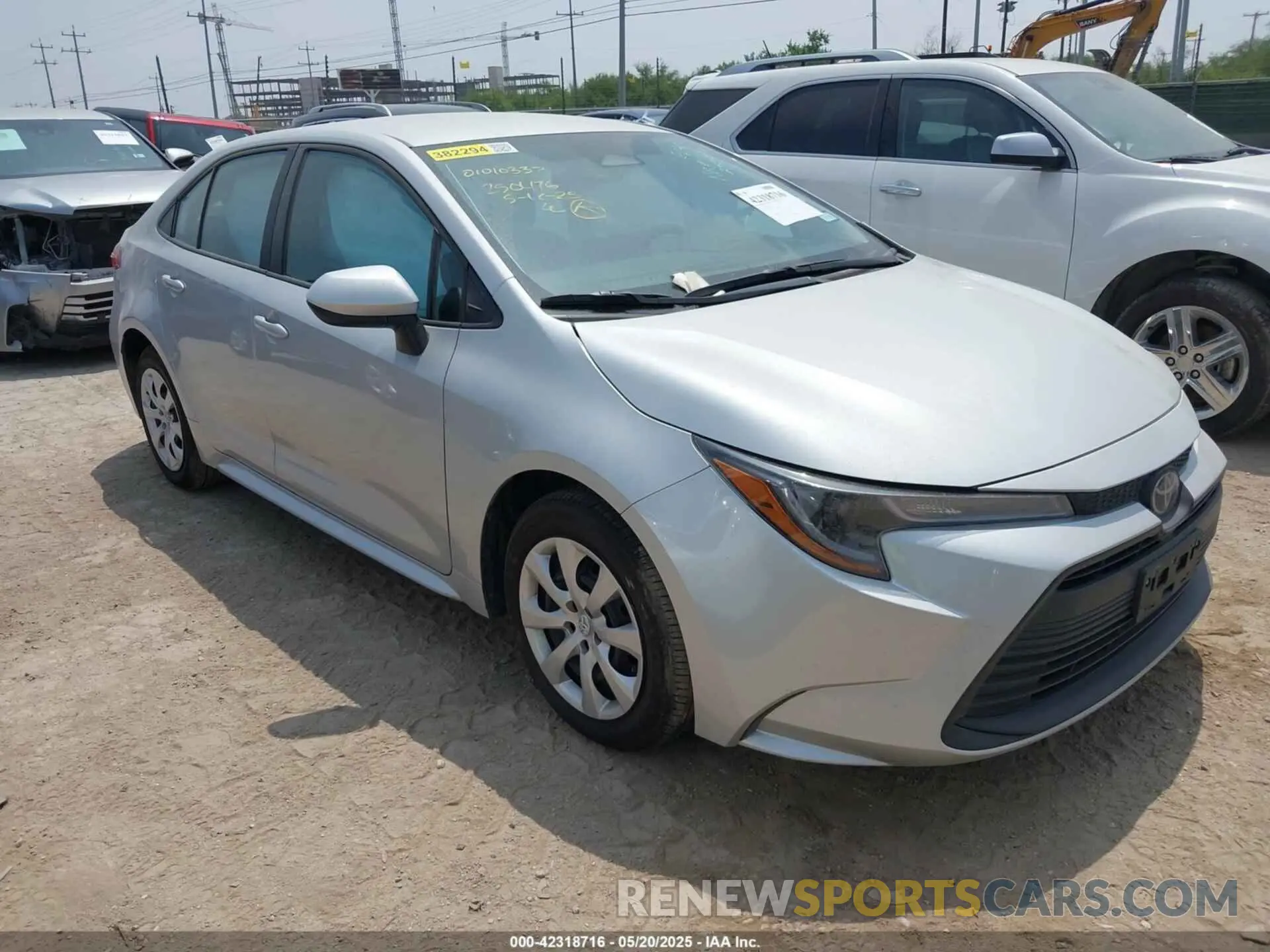 1 Photograph of a damaged car 5YFB4MDEXSP250476 TOYOTA COROLLA 2025