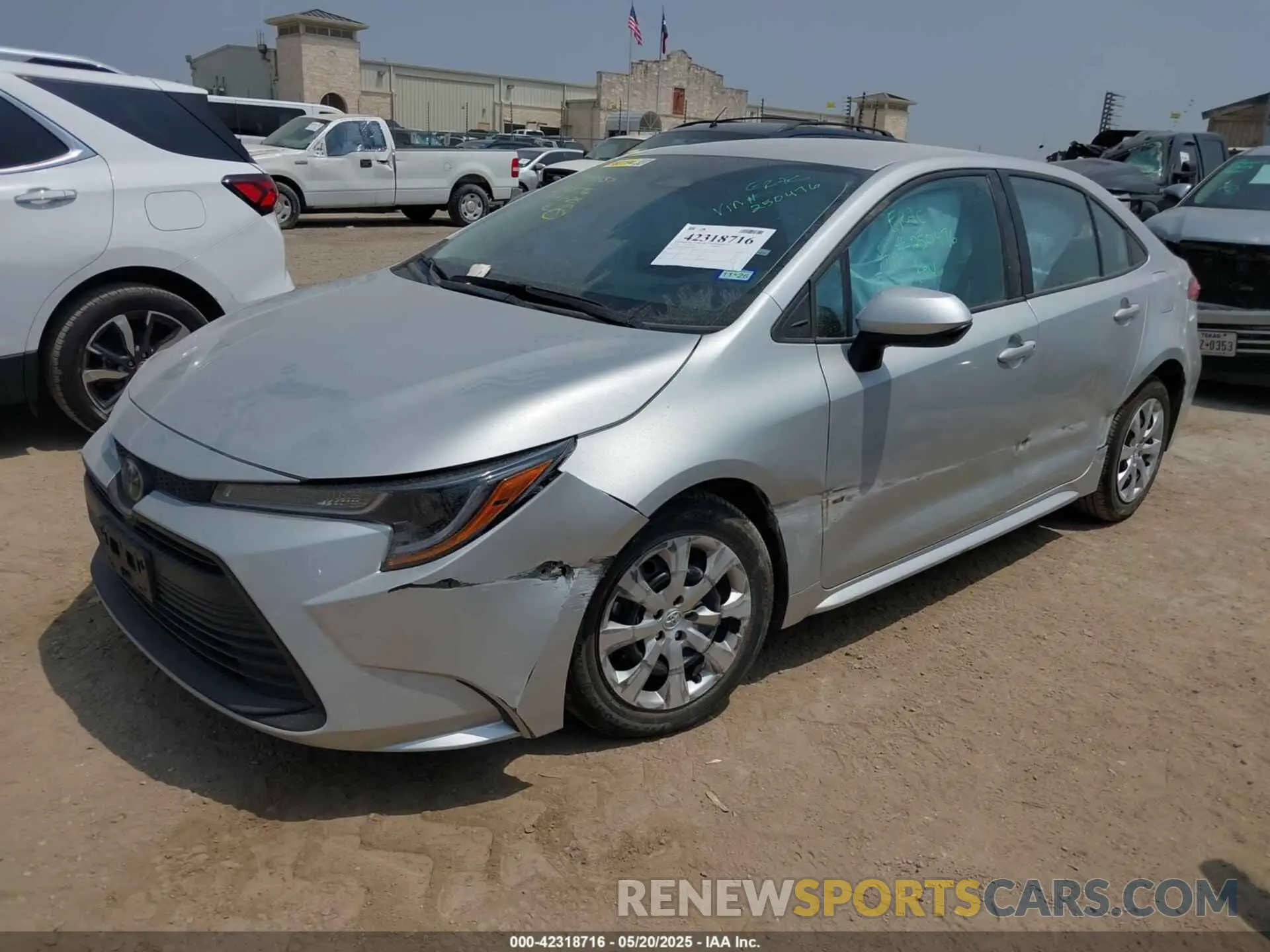 2 Photograph of a damaged car 5YFB4MDEXSP250476 TOYOTA COROLLA 2025