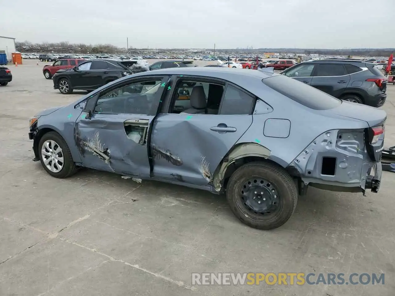 2 Photograph of a damaged car 5YFB4MDEXSP256021 TOYOTA COROLLA 2025