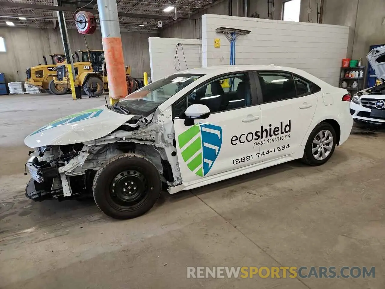 1 Photograph of a damaged car 5YFB4MDEXSP286961 TOYOTA COROLLA 2025