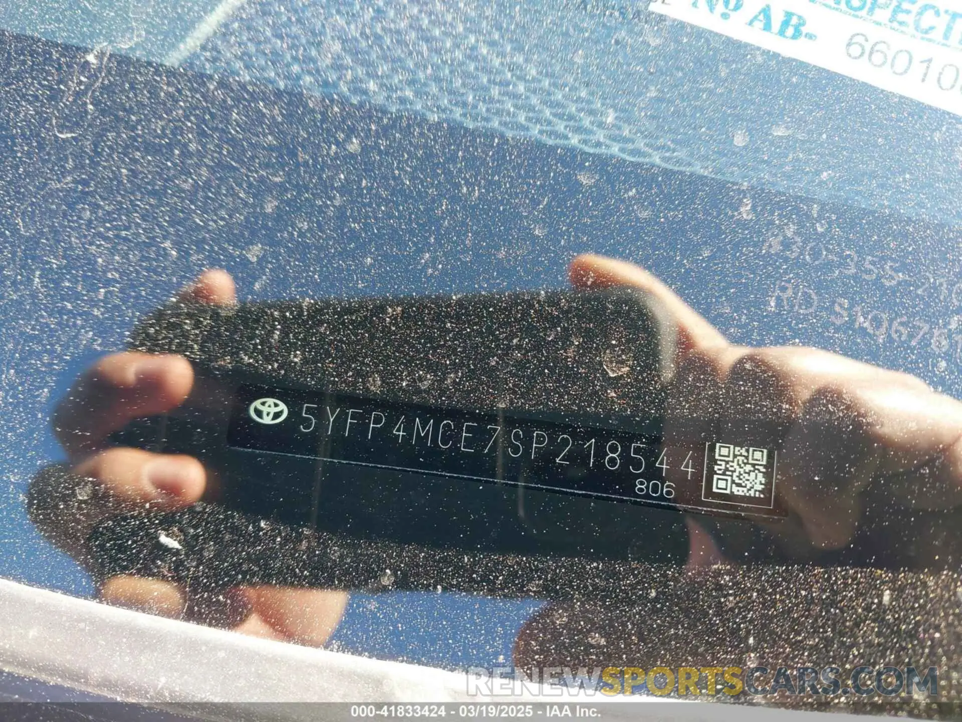 9 Photograph of a damaged car 5YFP4MCE7SP218544 TOYOTA COROLLA 2025