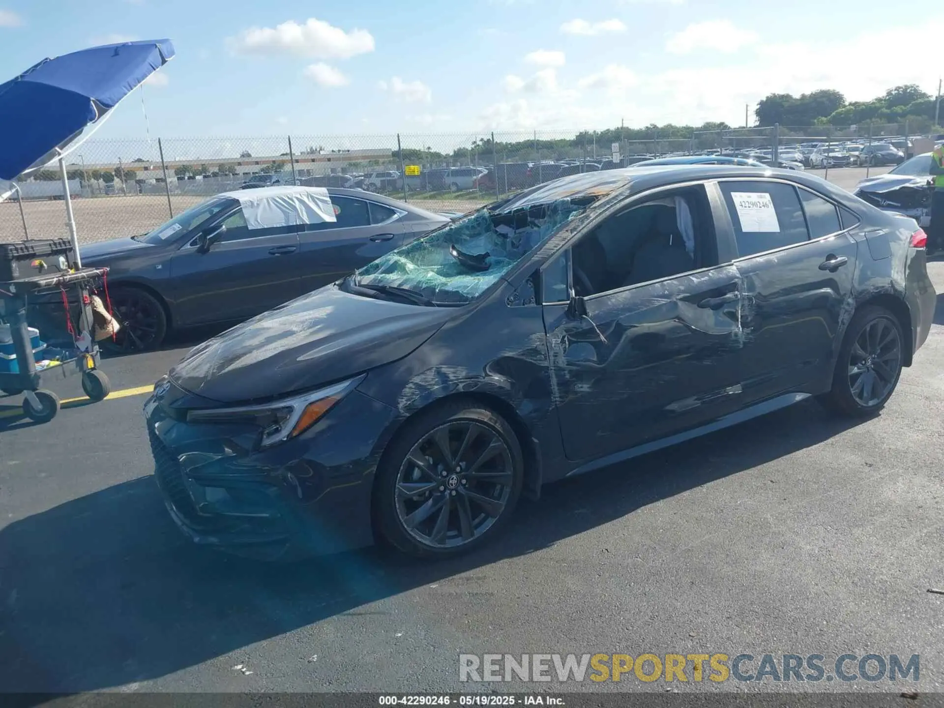 2 Photograph of a damaged car 5YFS4MCE1SP222132 TOYOTA COROLLA 2025