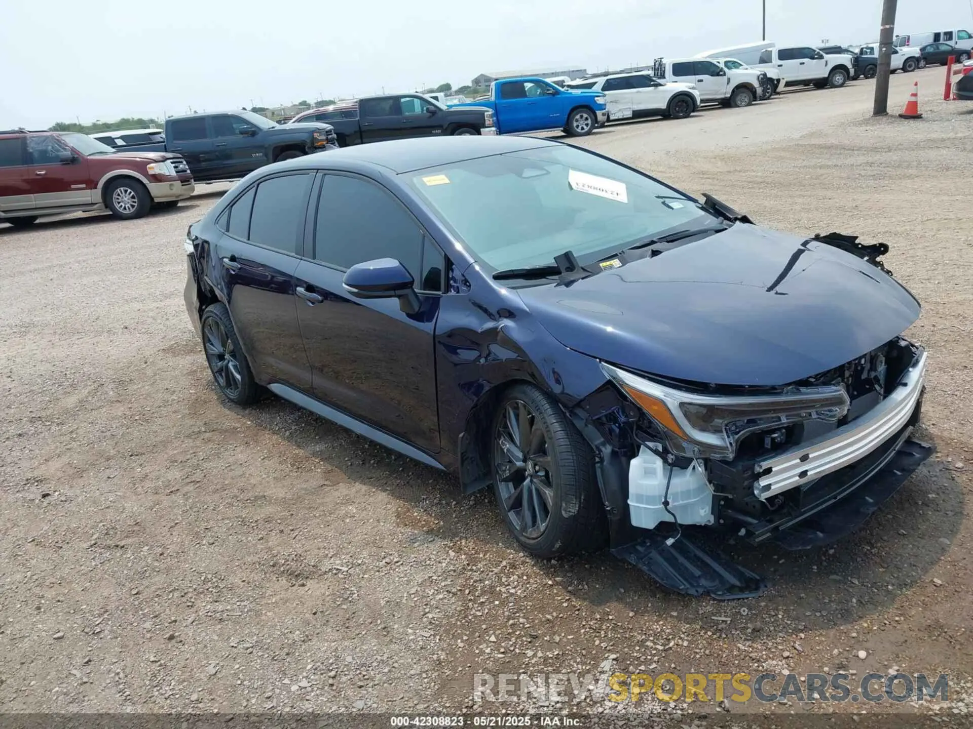 1 Photograph of a damaged car 5YFS4MCE1SP233096 TOYOTA COROLLA 2025