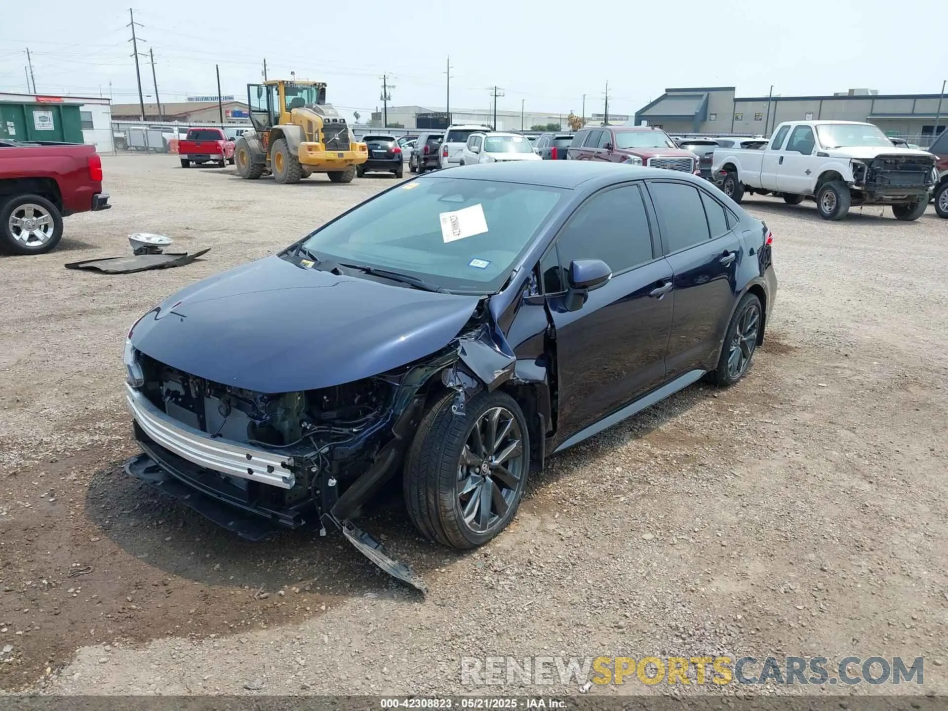 2 Photograph of a damaged car 5YFS4MCE1SP233096 TOYOTA COROLLA 2025