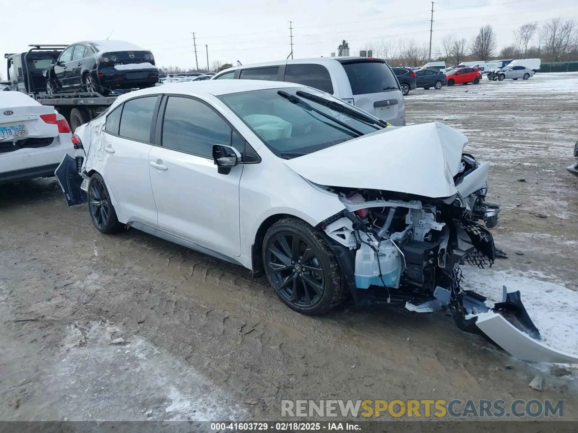 1 Photograph of a damaged car 5YFS4MCE3SP219989 TOYOTA COROLLA 2025