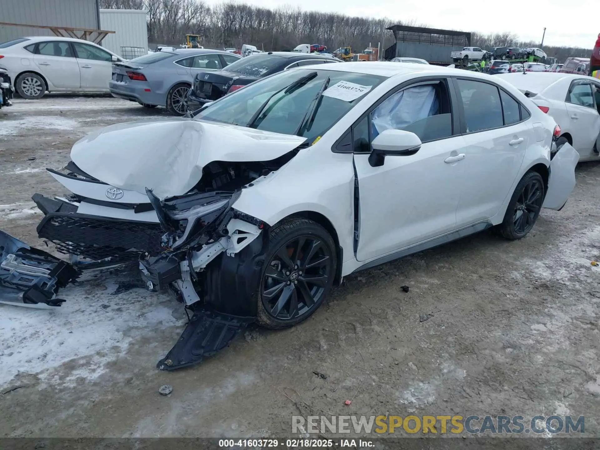 2 Photograph of a damaged car 5YFS4MCE3SP219989 TOYOTA COROLLA 2025