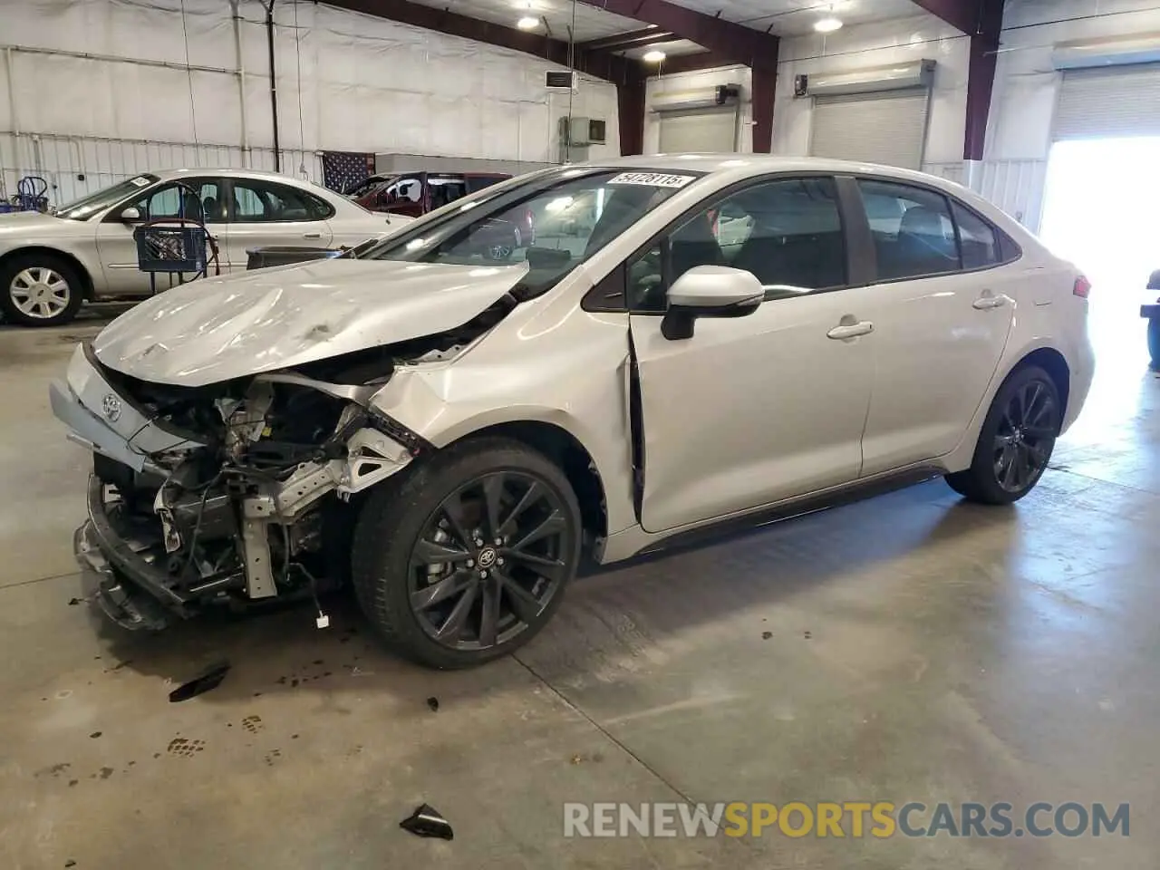 1 Photograph of a damaged car 5YFS4MCE3SP224092 TOYOTA COROLLA 2025