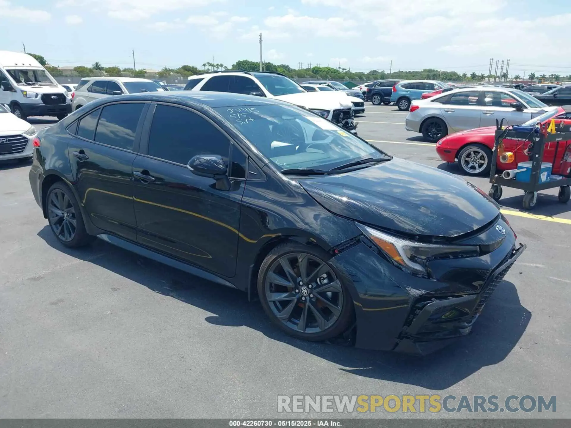 1 Photograph of a damaged car 5YFS4MCE3SP231415 TOYOTA COROLLA 2025