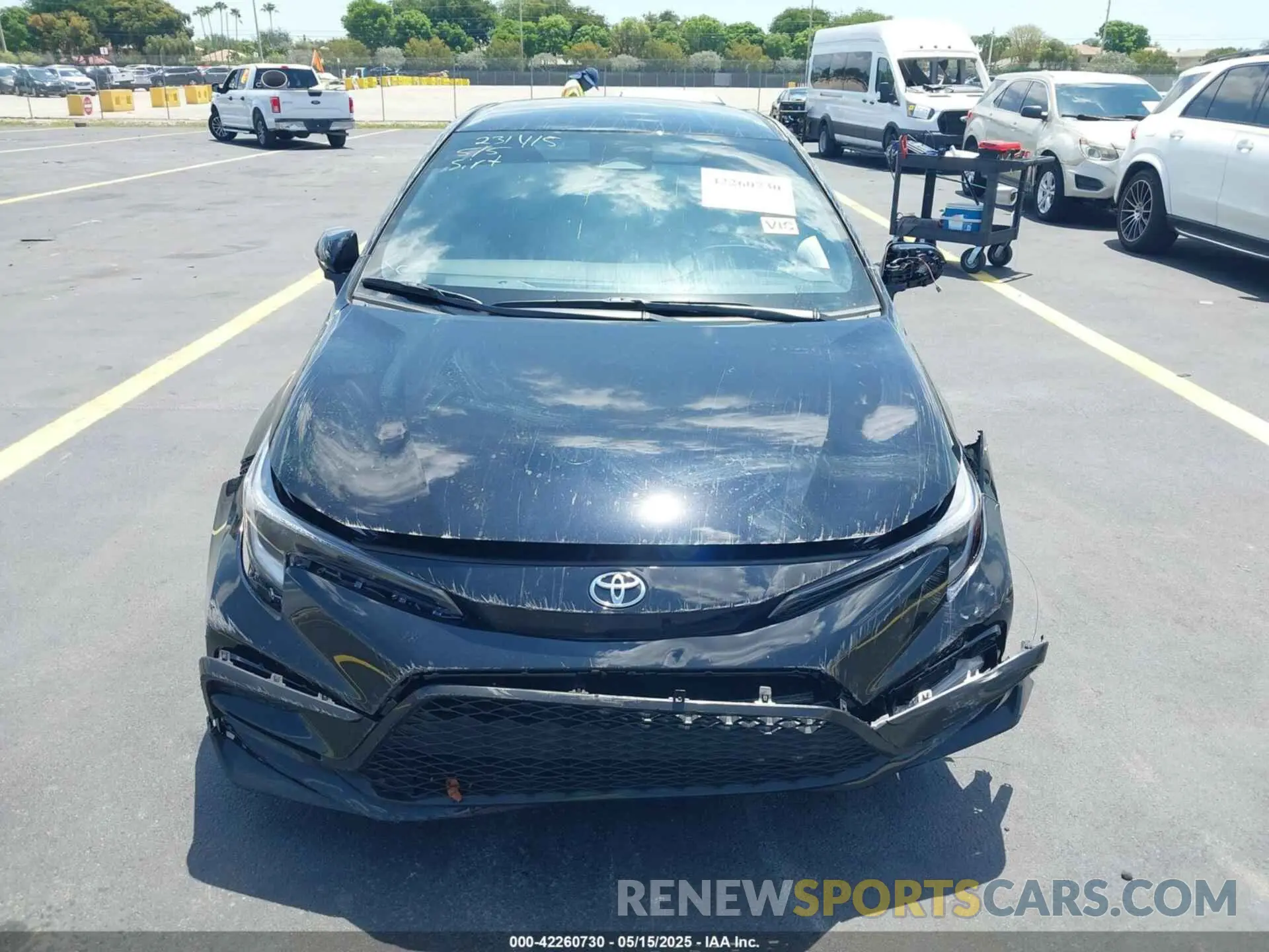 12 Photograph of a damaged car 5YFS4MCE3SP231415 TOYOTA COROLLA 2025