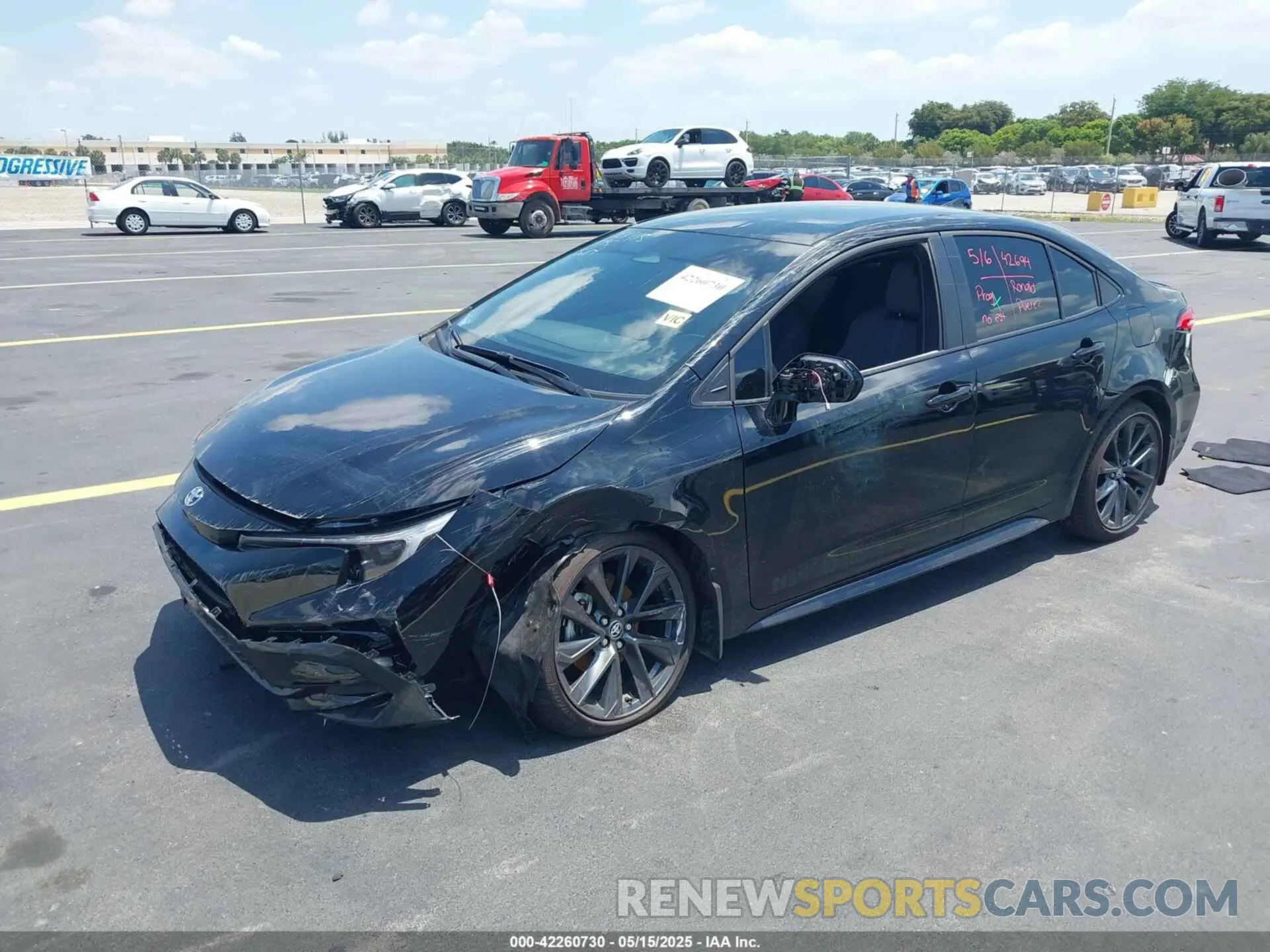 2 Photograph of a damaged car 5YFS4MCE3SP231415 TOYOTA COROLLA 2025