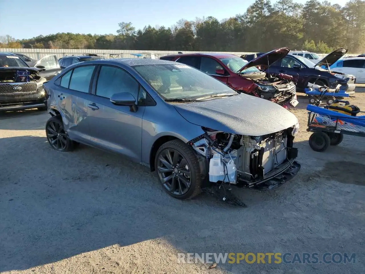 4 Photograph of a damaged car 5YFS4MCE5SP217371 TOYOTA COROLLA 2025