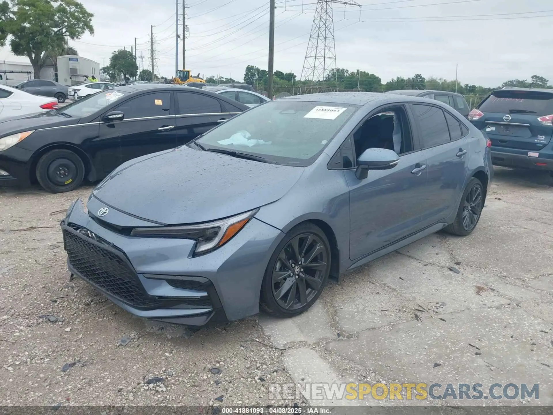 2 Photograph of a damaged car 5YFS4MCE5SP219640 TOYOTA COROLLA 2025
