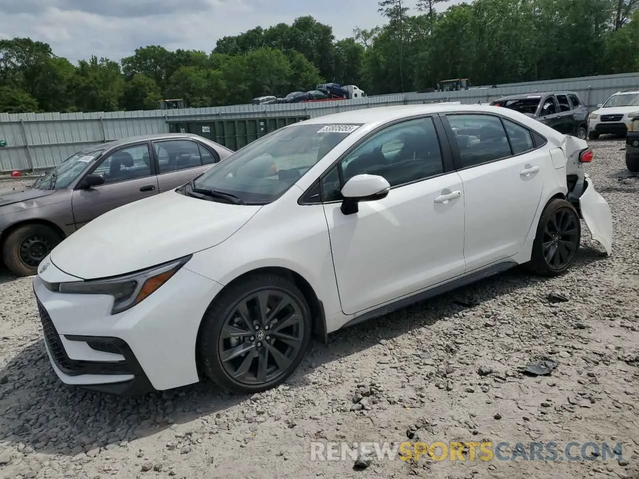1 Photograph of a damaged car 5YFS4MCE6SP234762 TOYOTA COROLLA 2025