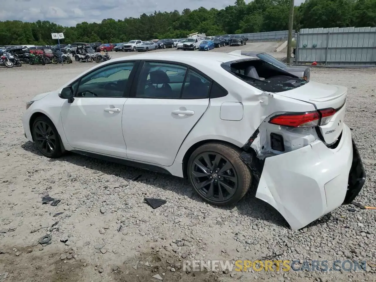 2 Photograph of a damaged car 5YFS4MCE6SP234762 TOYOTA COROLLA 2025