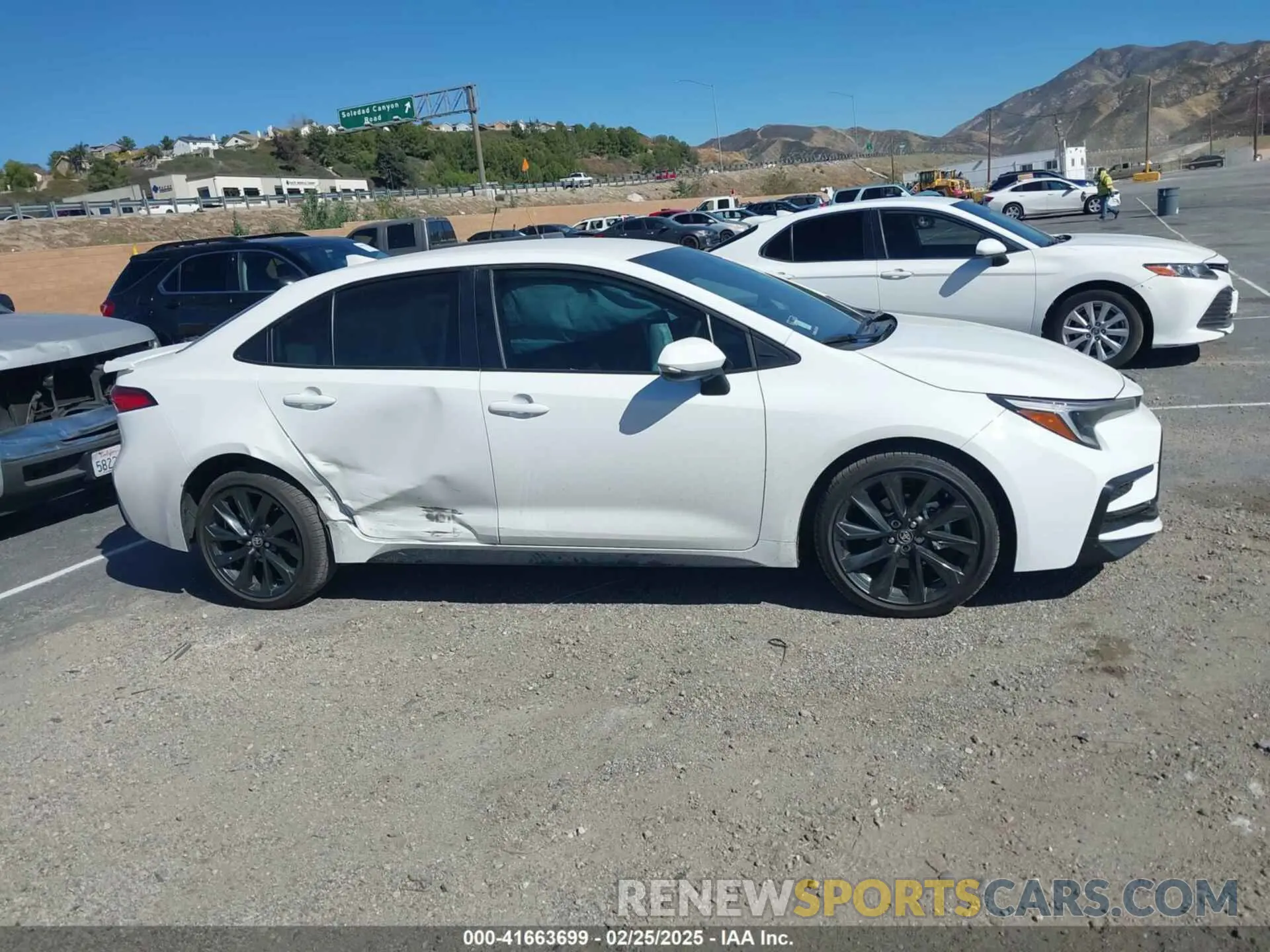 13 Photograph of a damaged car 5YFS4MCE7SP217419 TOYOTA COROLLA 2025