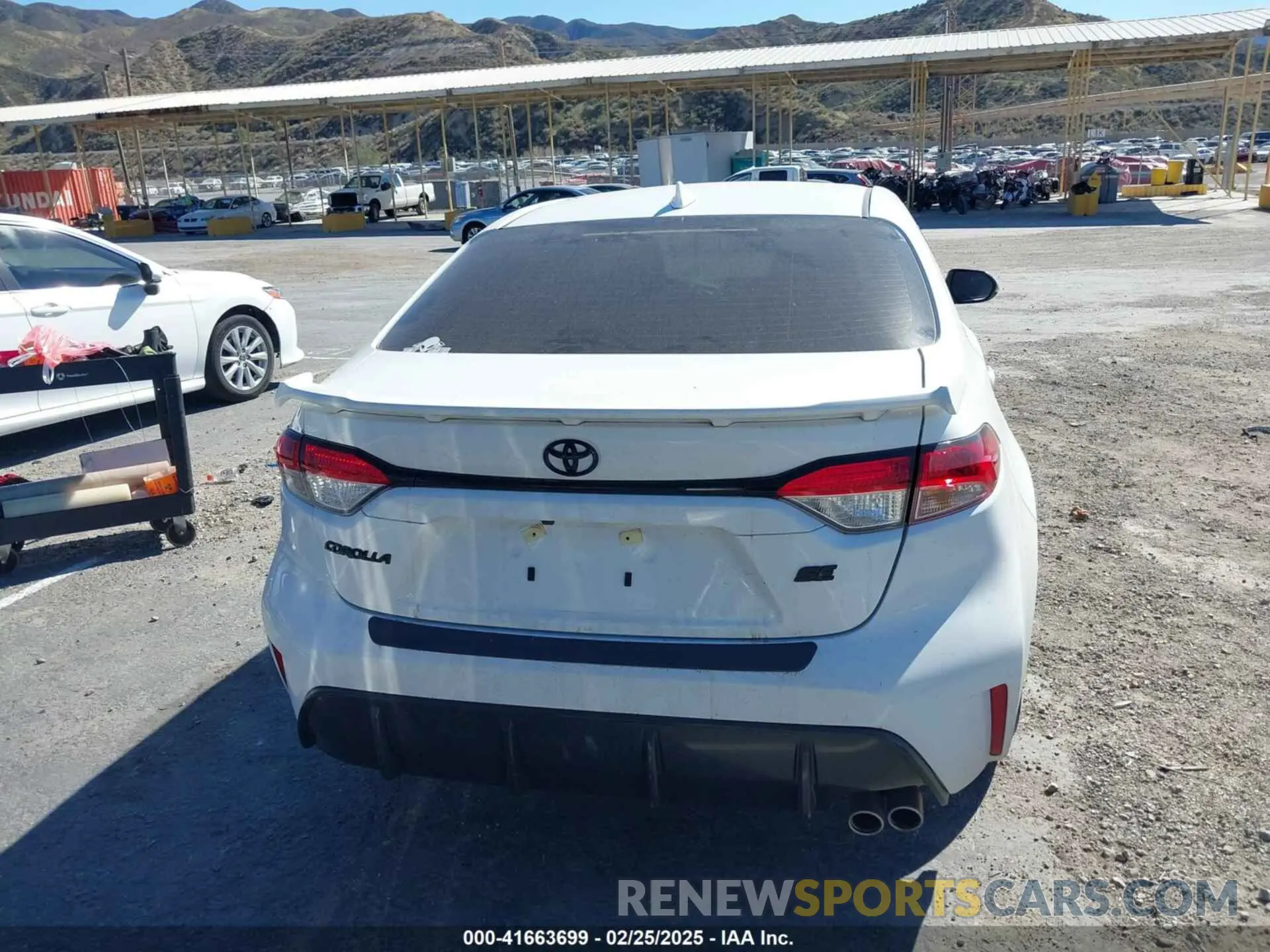 16 Photograph of a damaged car 5YFS4MCE7SP217419 TOYOTA COROLLA 2025