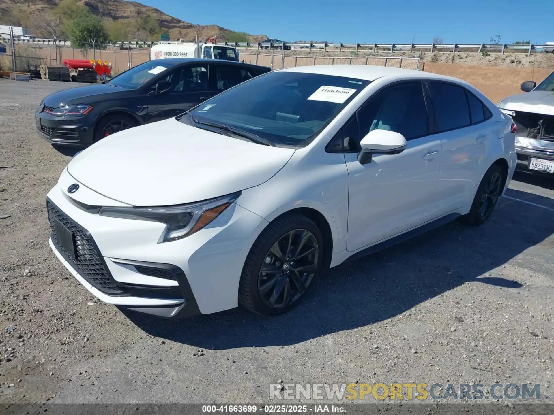 2 Photograph of a damaged car 5YFS4MCE7SP217419 TOYOTA COROLLA 2025