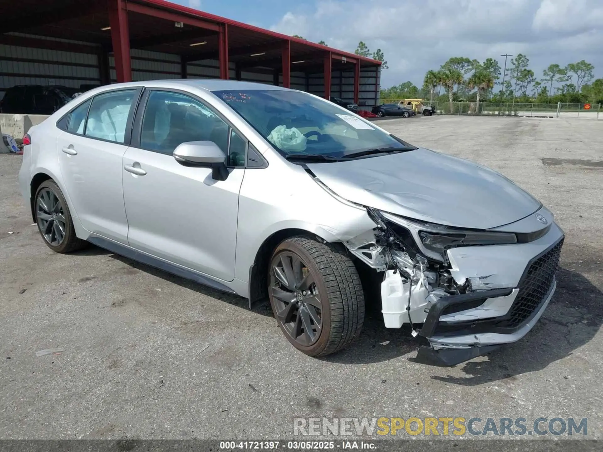 1 Photograph of a damaged car 5YFS4MCE8SP217476 TOYOTA COROLLA 2025