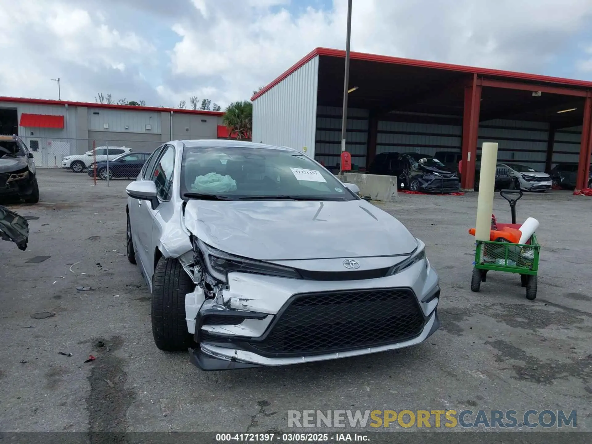 12 Photograph of a damaged car 5YFS4MCE8SP217476 TOYOTA COROLLA 2025