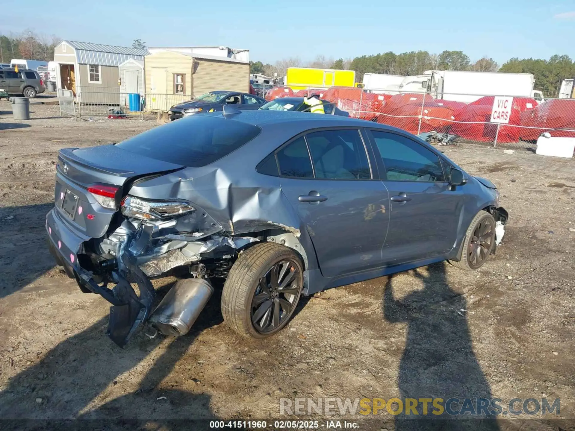 4 Photograph of a damaged car 5YFS4MCE8SP220829 TOYOTA COROLLA 2025