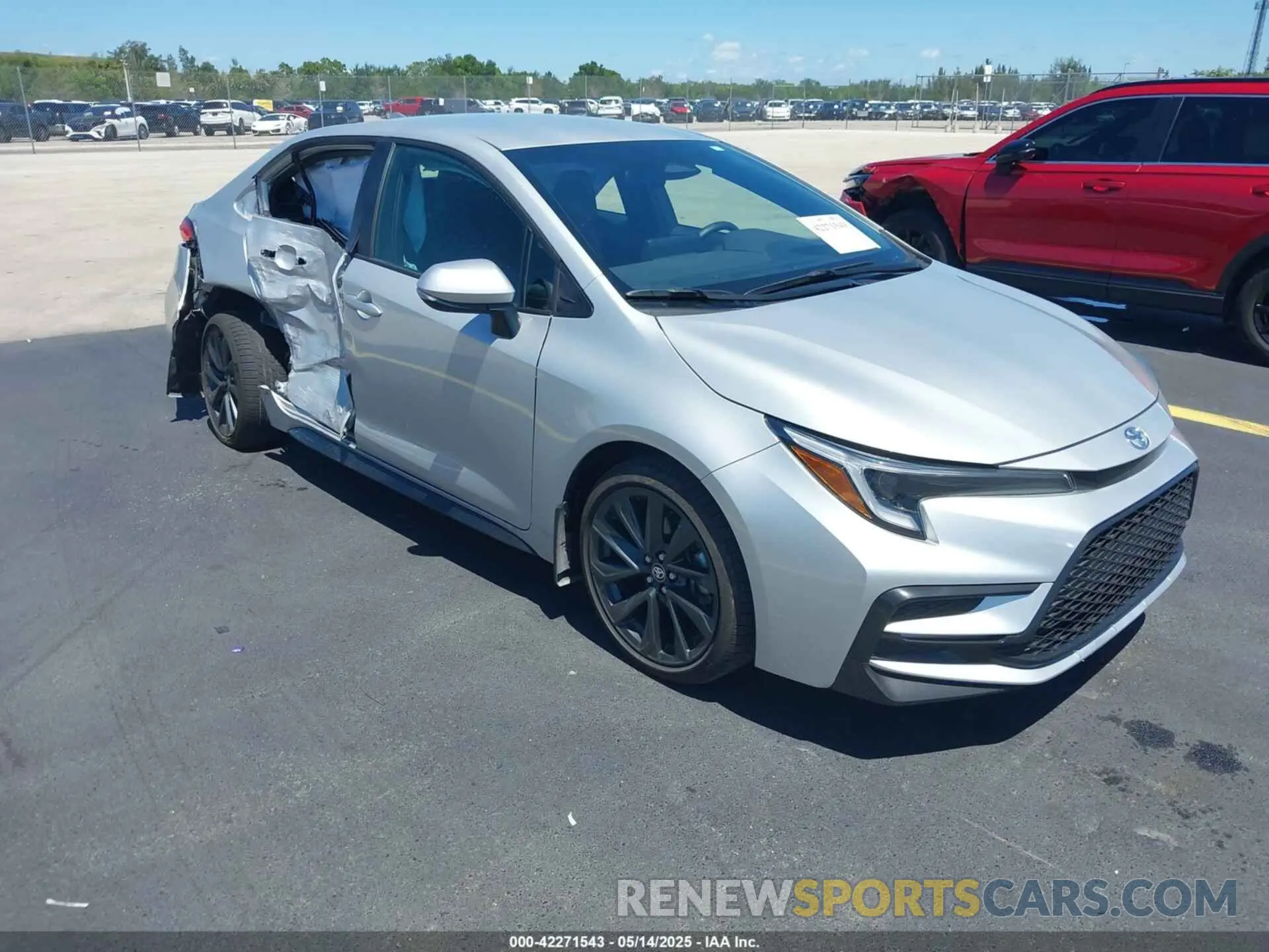 1 Photograph of a damaged car 5YFS4MCE8SP225237 TOYOTA COROLLA 2025
