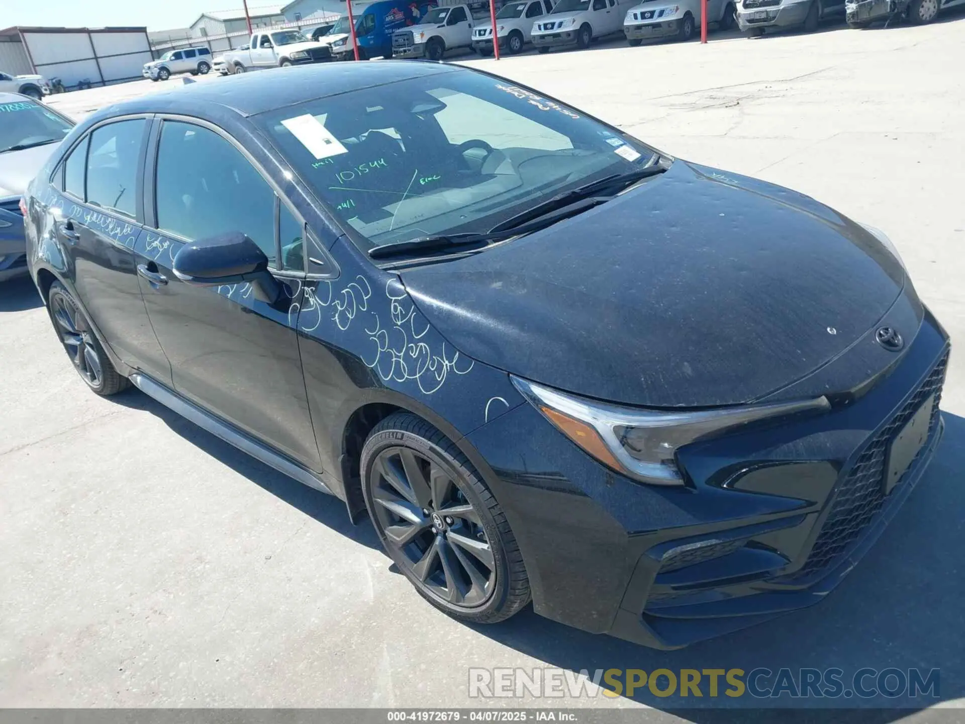 1 Photograph of a damaged car 5YFS4MCE8SP229286 TOYOTA COROLLA 2025