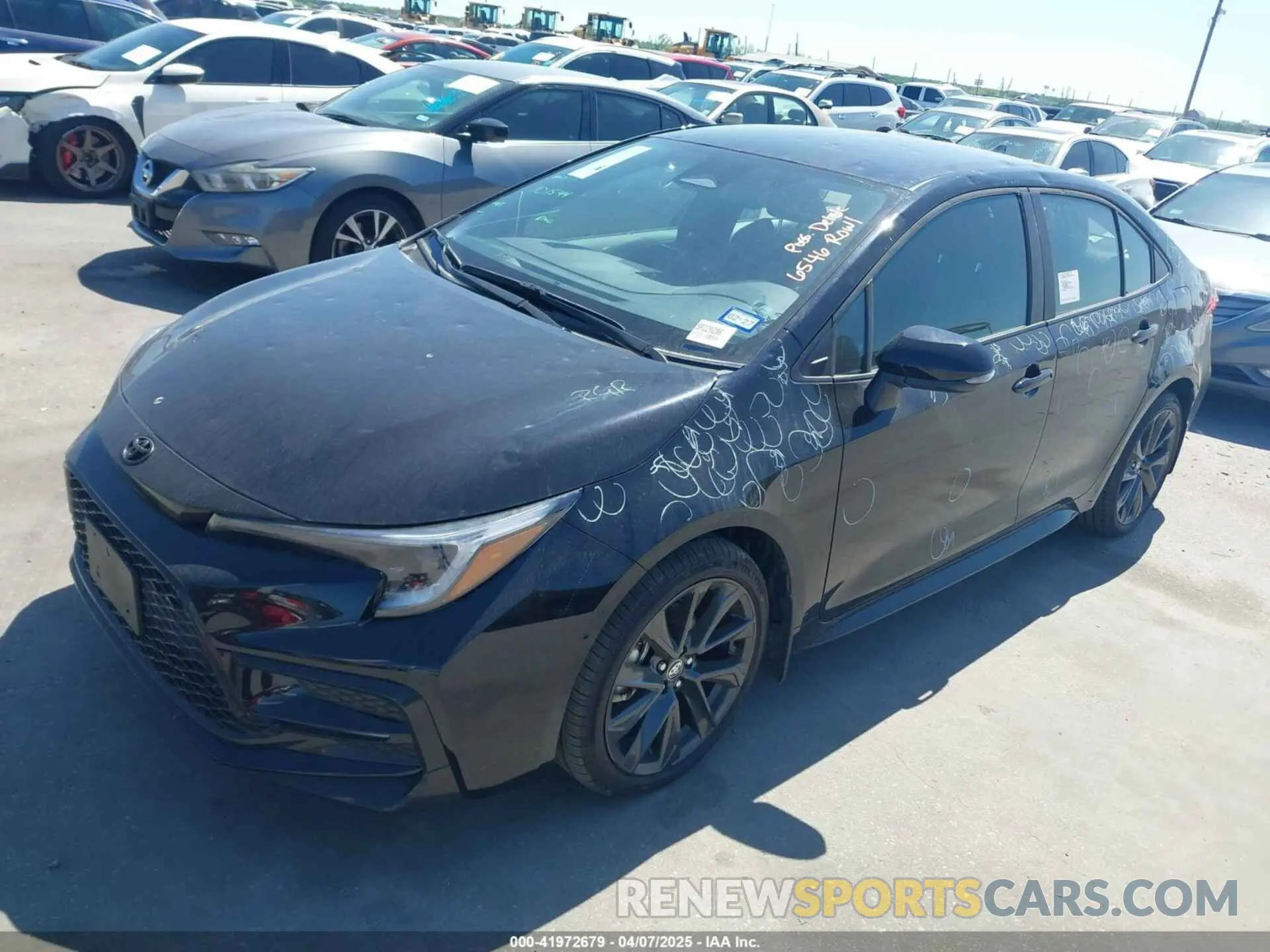 2 Photograph of a damaged car 5YFS4MCE8SP229286 TOYOTA COROLLA 2025