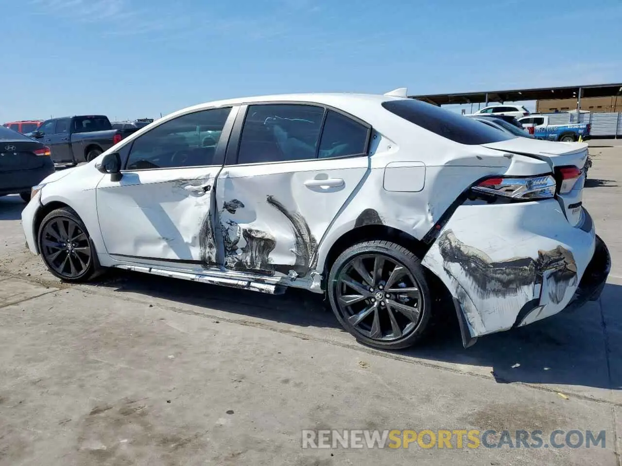 2 Photograph of a damaged car 5YFS4MCE9SP222332 TOYOTA COROLLA 2025