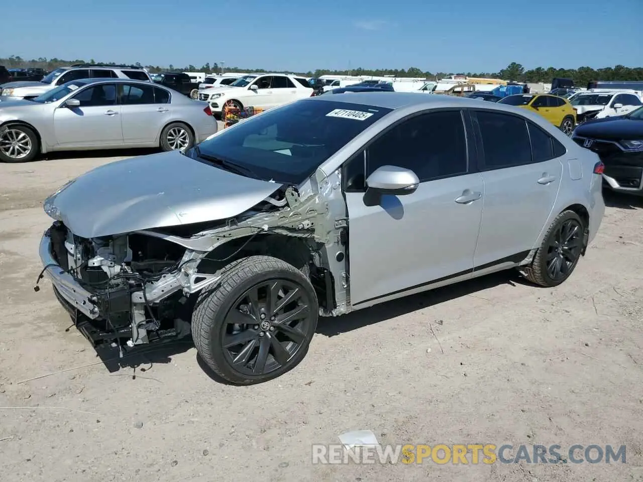 1 Photograph of a damaged car 5YFS4MCEXSP227488 TOYOTA COROLLA 2025
