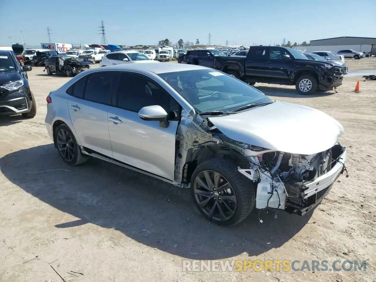 4 Photograph of a damaged car 5YFS4MCEXSP227488 TOYOTA COROLLA 2025