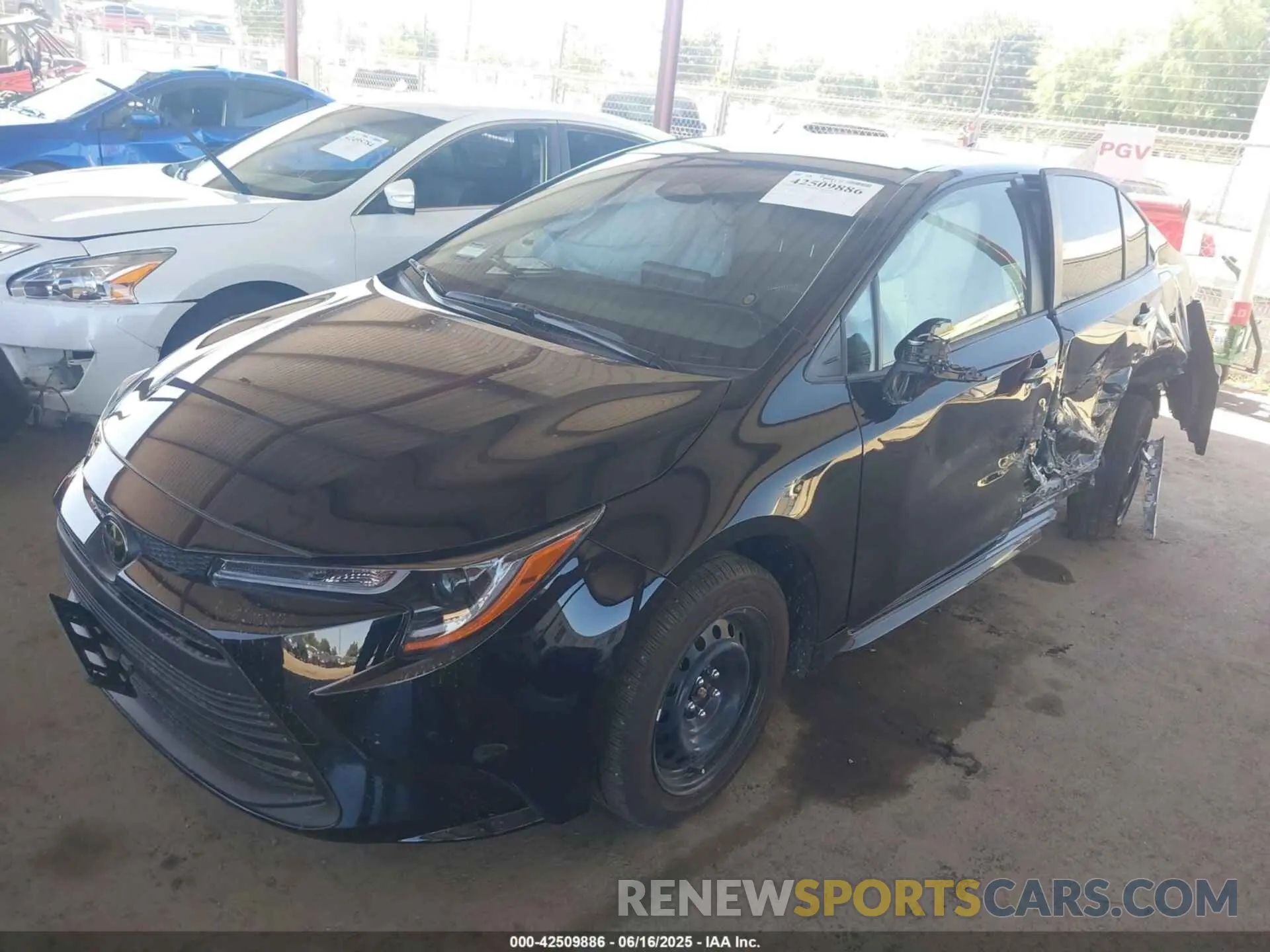2 Photograph of a damaged car JTDB4MEE8SJ020194 TOYOTA COROLLA 2025