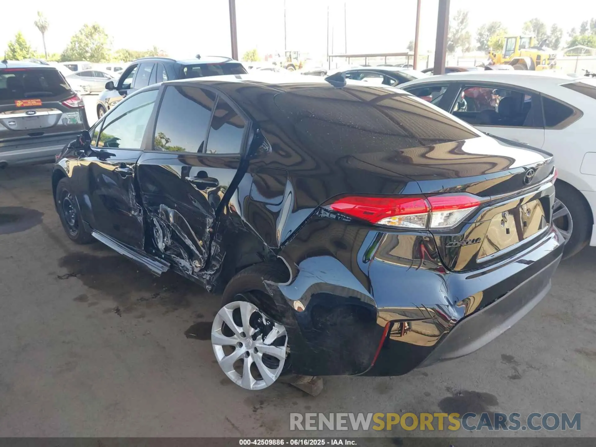 3 Photograph of a damaged car JTDB4MEE8SJ020194 TOYOTA COROLLA 2025