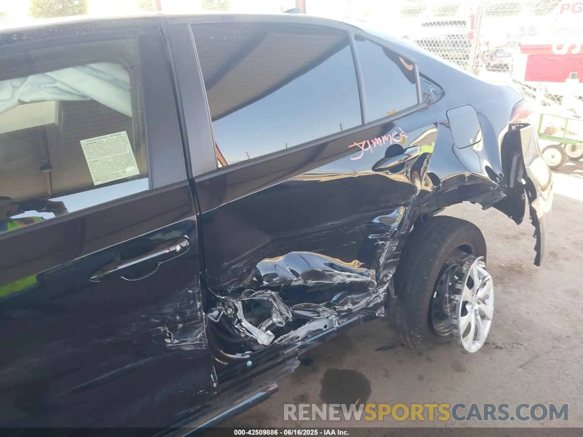 6 Photograph of a damaged car JTDB4MEE8SJ020194 TOYOTA COROLLA 2025