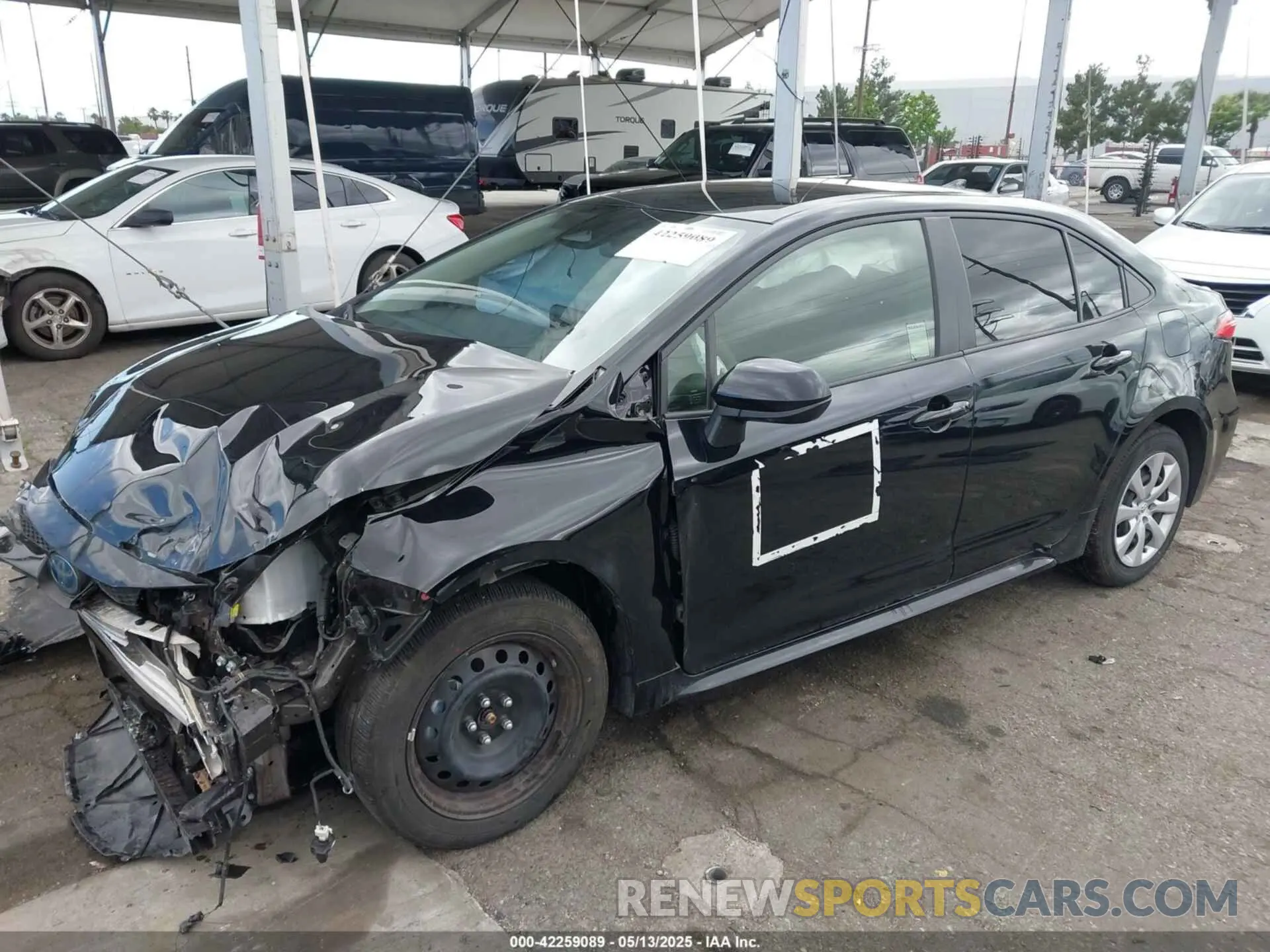 2 Photograph of a damaged car JTDBCMFE0S3075034 TOYOTA COROLLA 2025