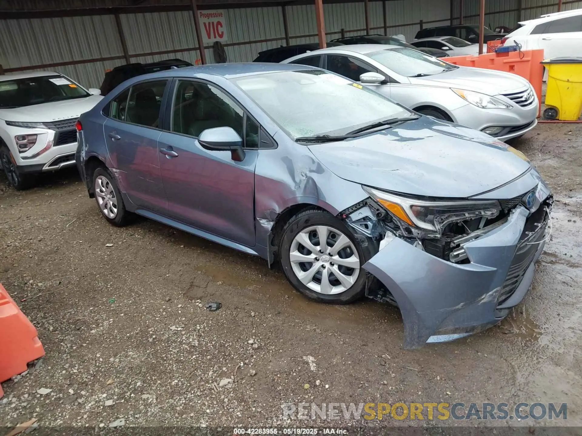 1 Photograph of a damaged car JTDBCMFE0SJ042143 TOYOTA COROLLA 2025