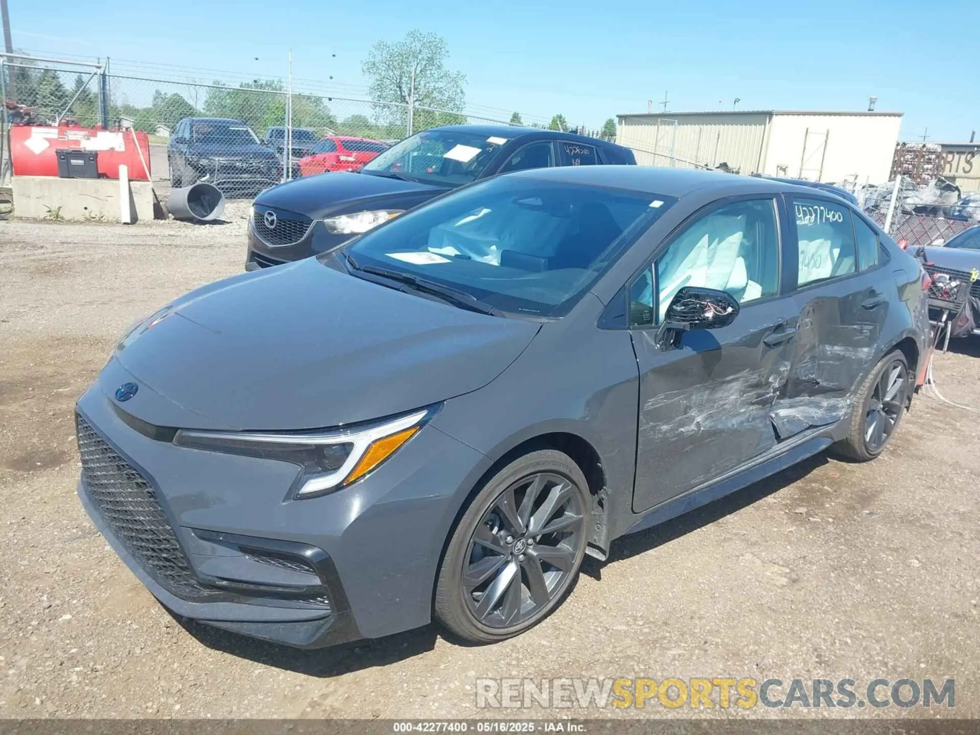 2 Photograph of a damaged car JTDBCMFE1S3070635 TOYOTA COROLLA 2025