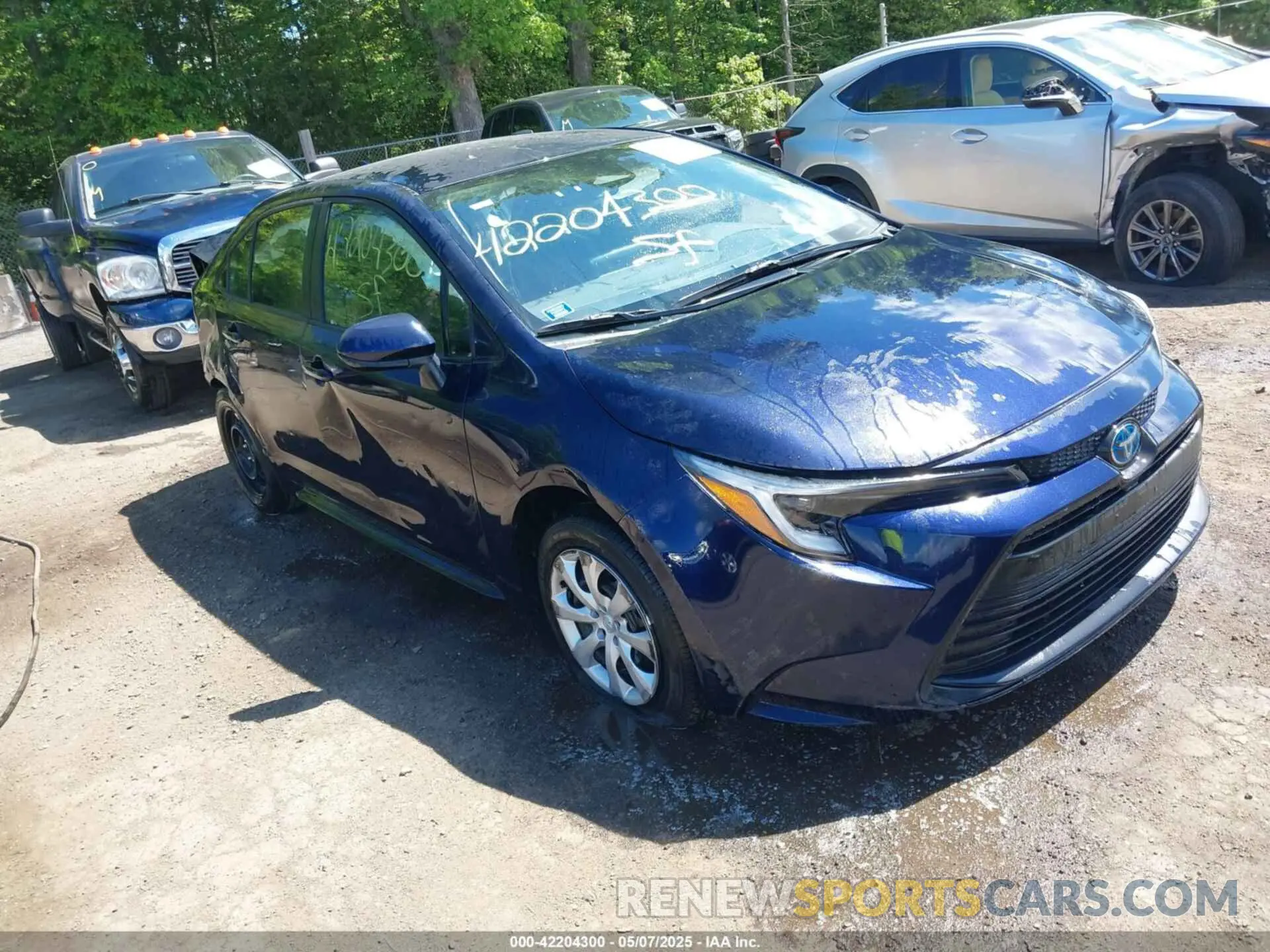 1 Photograph of a damaged car JTDBCMFE2S3072779 TOYOTA COROLLA 2025