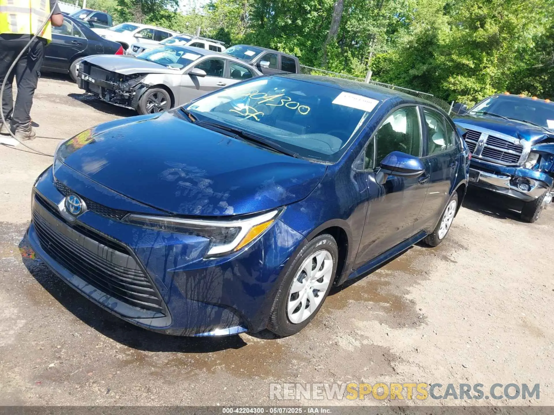 2 Photograph of a damaged car JTDBCMFE2S3072779 TOYOTA COROLLA 2025
