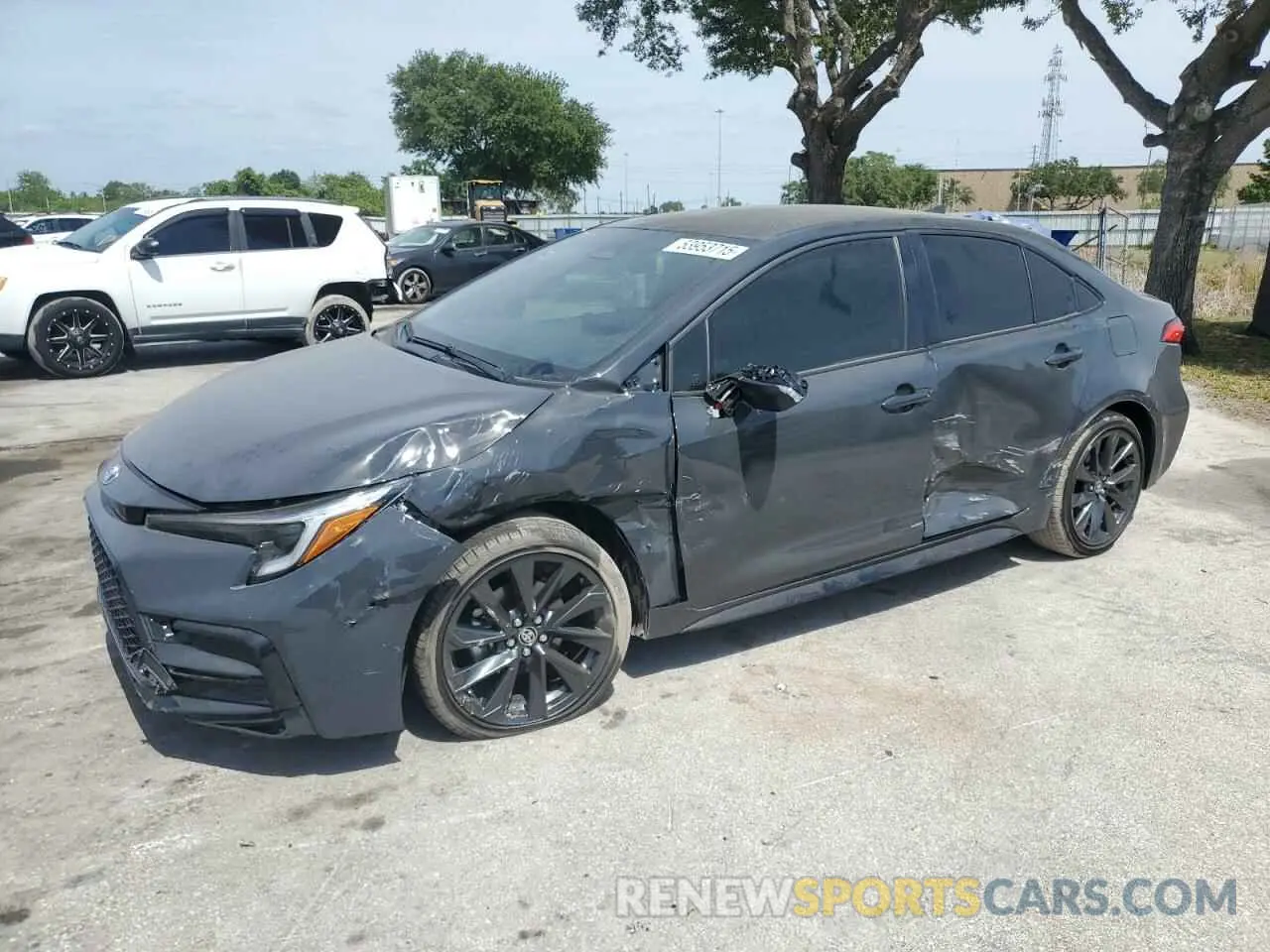 1 Photograph of a damaged car JTDBCMFE2S3086133 TOYOTA COROLLA 2025
