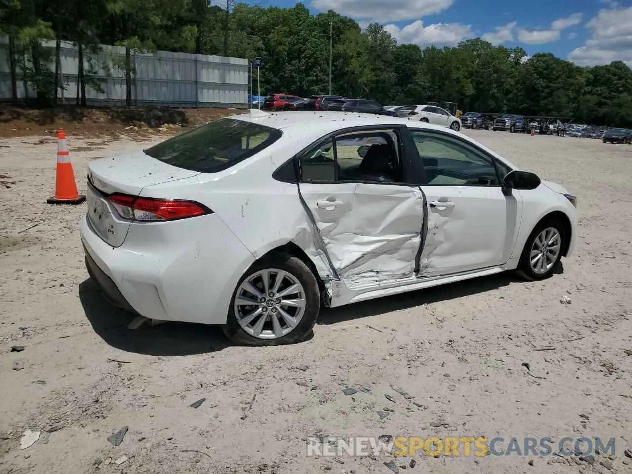 3 Photograph of a damaged car JTDBCMFE3S3074704 TOYOTA COROLLA 2025