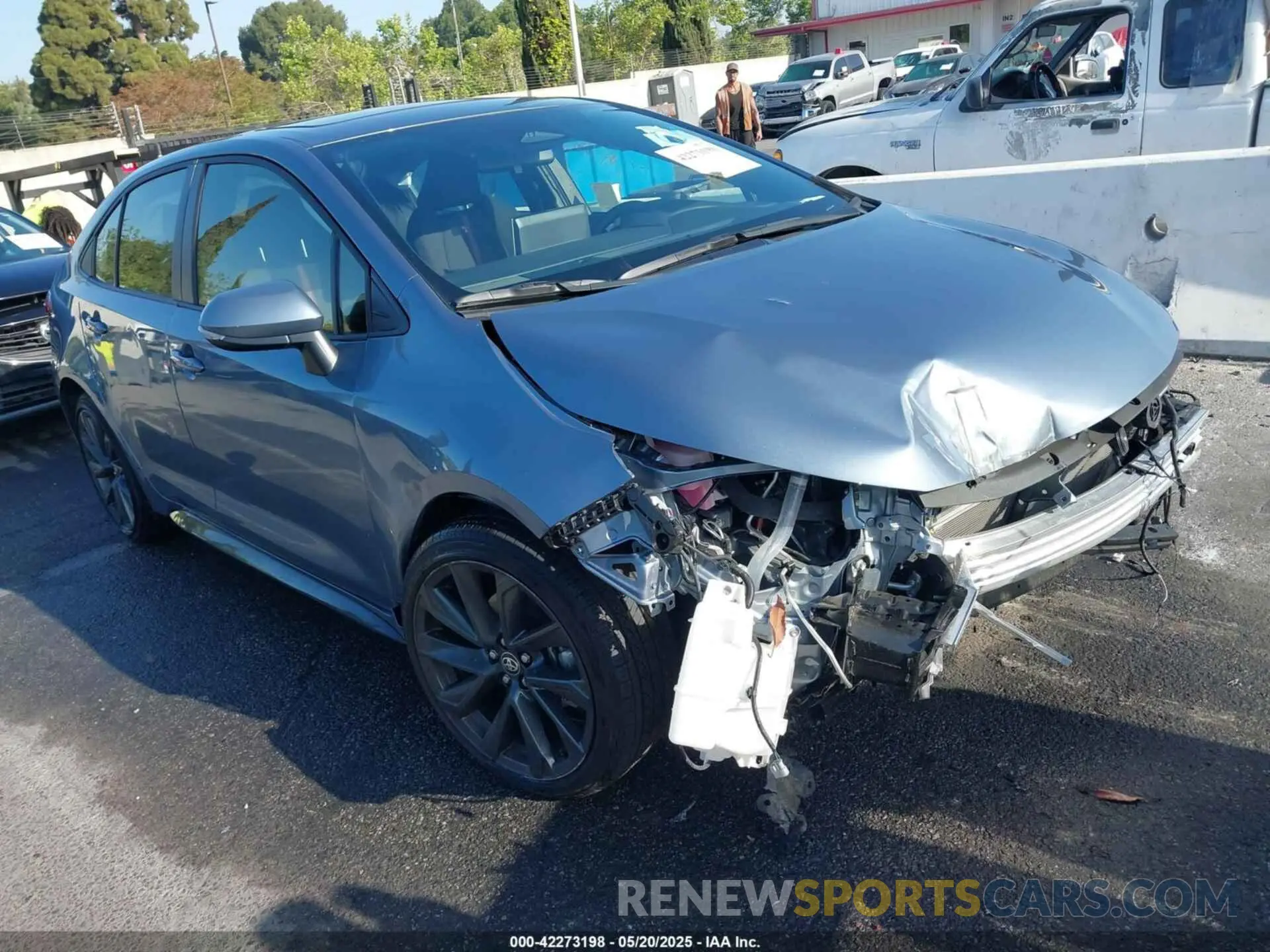 1 Photograph of a damaged car JTDBCMFE3SJ041665 TOYOTA COROLLA 2025