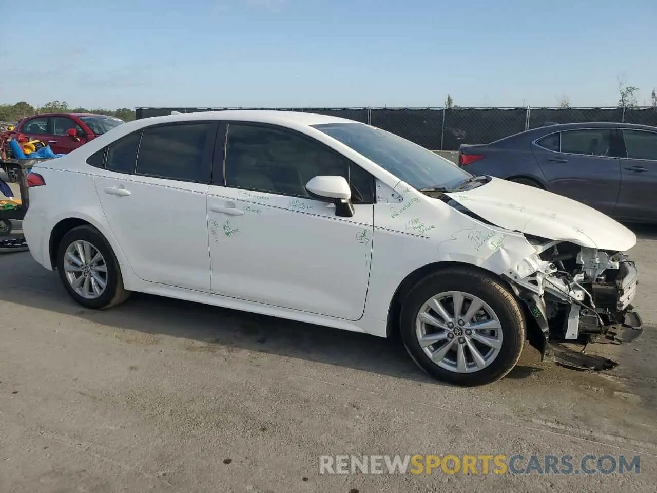 4 Photograph of a damaged car JTDBCMFE3SJ045103 TOYOTA COROLLA 2025