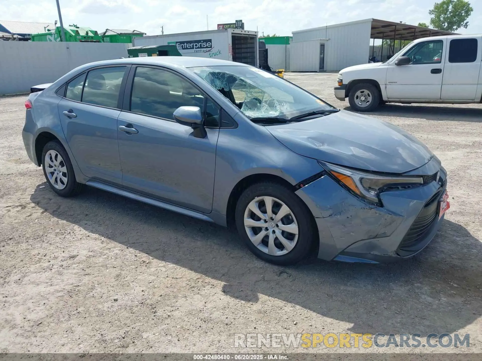 1 Photograph of a damaged car JTDBCMFE4S3087154 TOYOTA COROLLA 2025