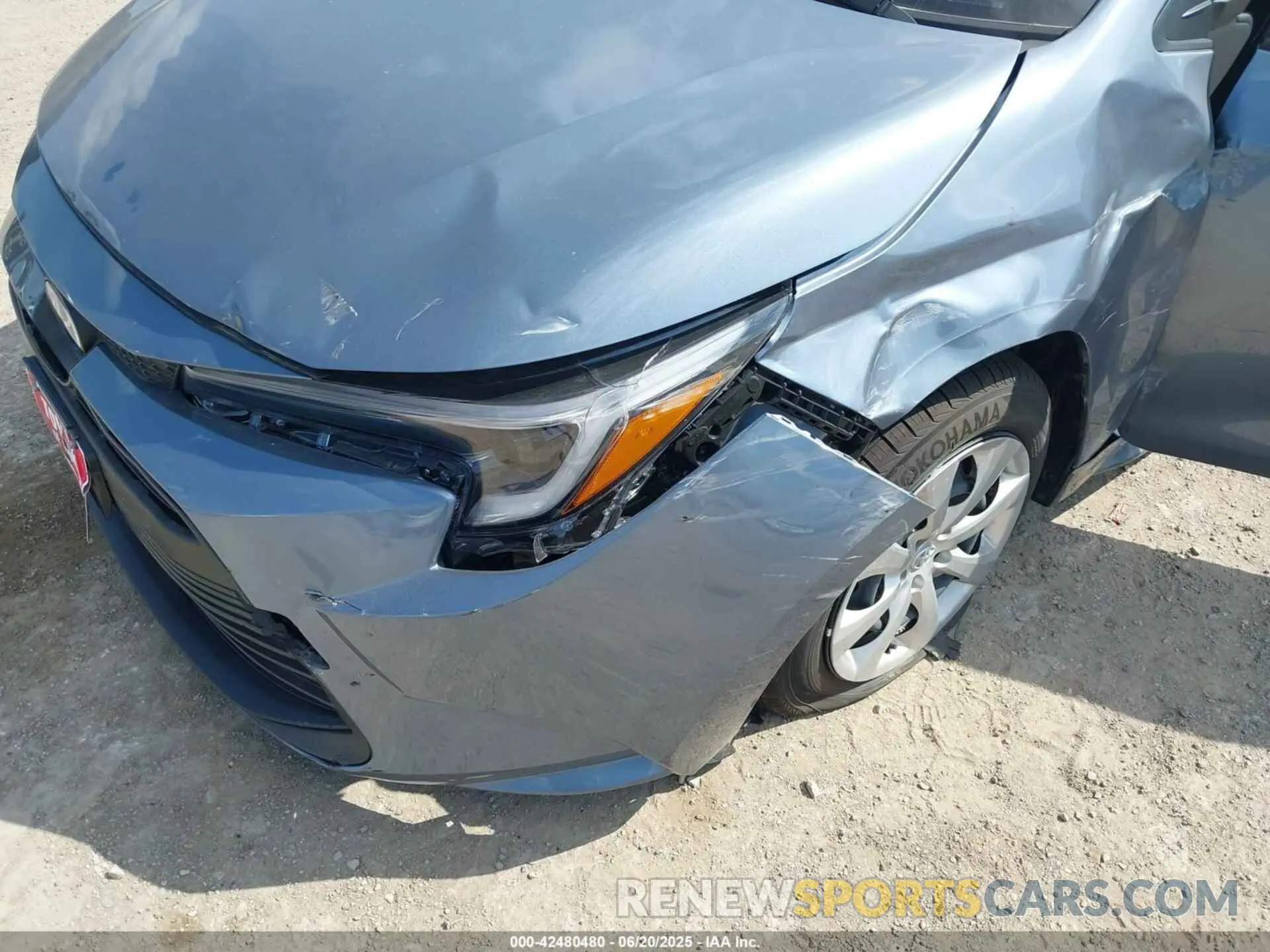 6 Photograph of a damaged car JTDBCMFE4S3087154 TOYOTA COROLLA 2025